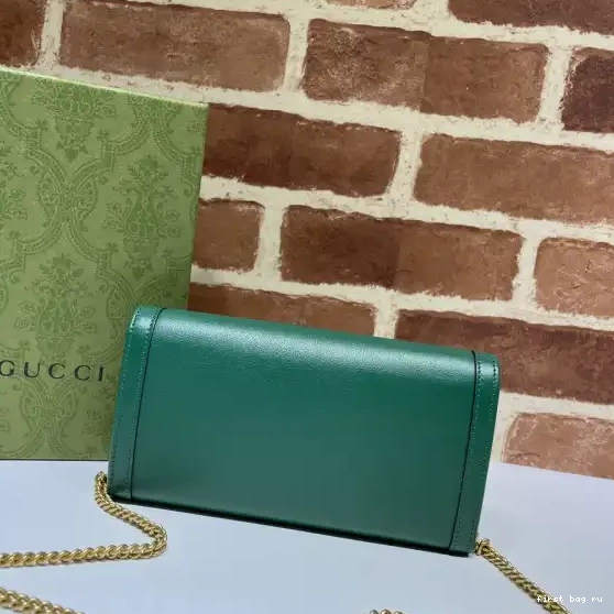 First bag ru bamboo with chain Gucci wallet Diana 0528